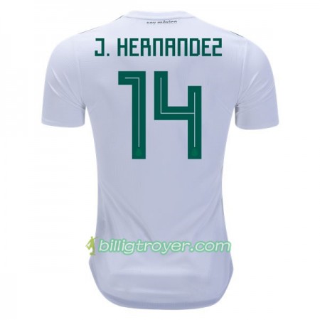 Billige Fotballdrakter Mexico J.Hernandez 14 VM 2018 Bortedraktsett
